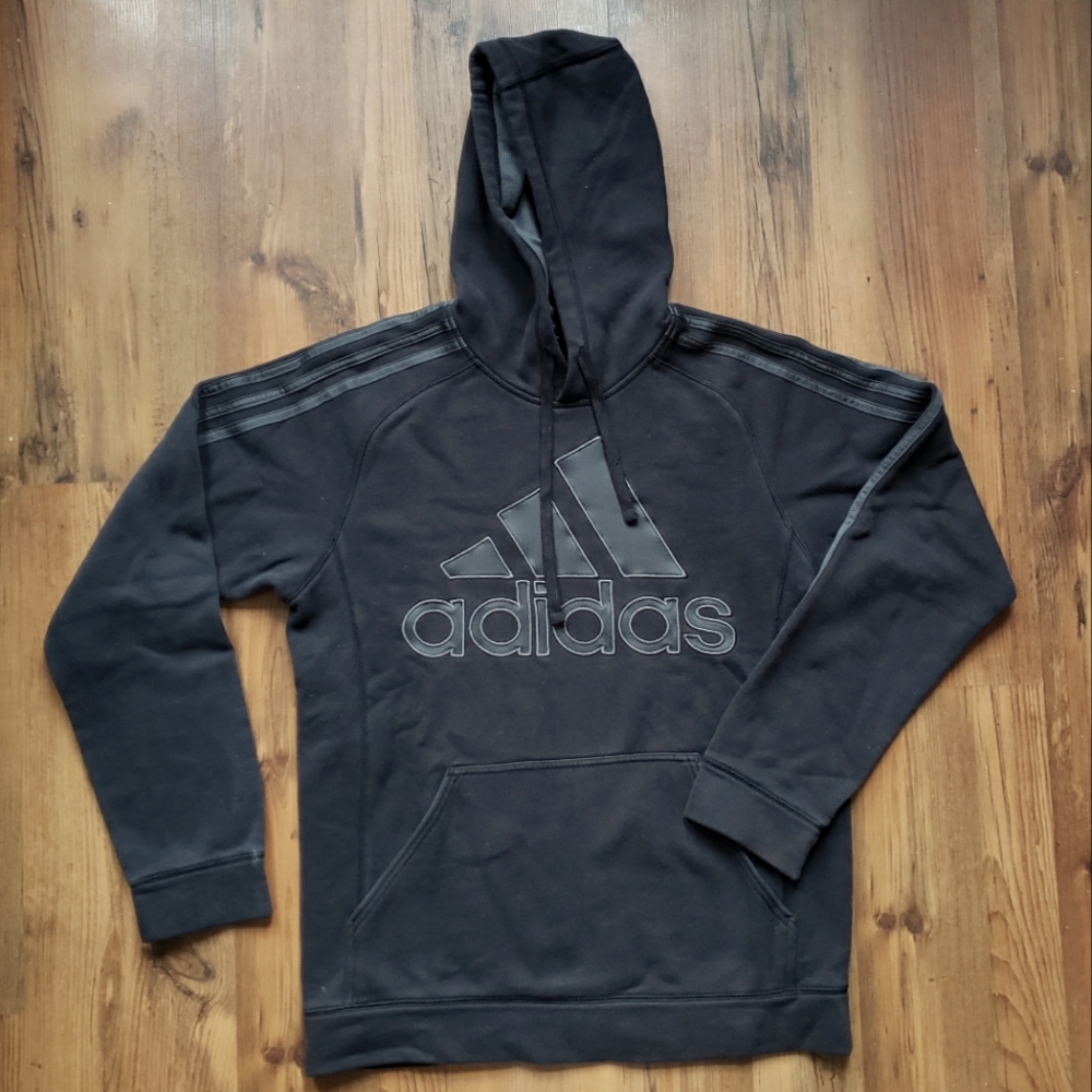 Black Adidas Hoodie - S/M